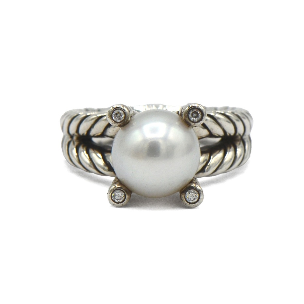 David Yurman Cable Pearl Ring